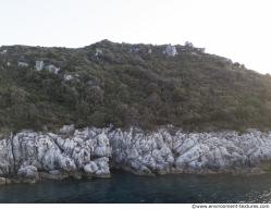 Cliffs Overgrown Rock